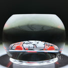 Richard Loesel x Renaud De Putter 2024 Glass Art Paperweight Hand-Painted Nude with Orange Flamework Persimmons