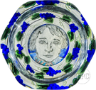 Richard Loesel x Renaud De Putter 2024 Glass Art Paperweight "Colette" Enamels with Flamework Decoration