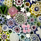 Damon MacNaught 2024 Glass Art Paperweight Closepack Complex Millefiori, Roses, Dogwoods, Hearts & More