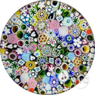 Damon MacNaught 2024 Magnum Glass Art Paperweight Closepack Complex Millefiori, Roses, silhouettes, Hearts & More