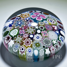 Damon MacNaught 2024 Glass Art Paperweight Closepack Complex Millefiori, Roses, silhouettes, Hearts & More