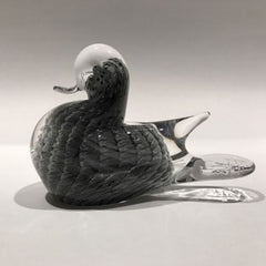 Vintage Gambarro & Poggi shops Murano duck paperweight