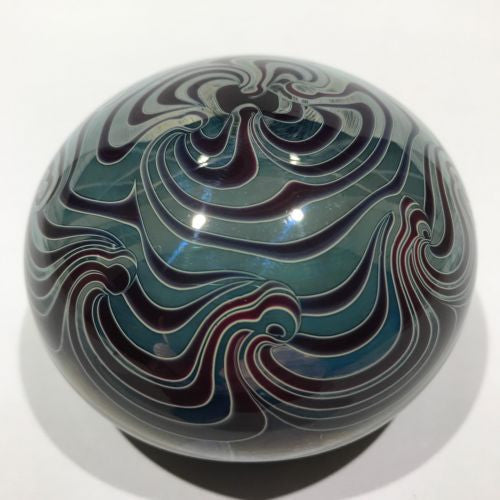 Signed by Artist Art Glass Paperweight [82319 store