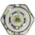 Antique Clichy Complex Open Concentric Millefiori with Green Rose Canes