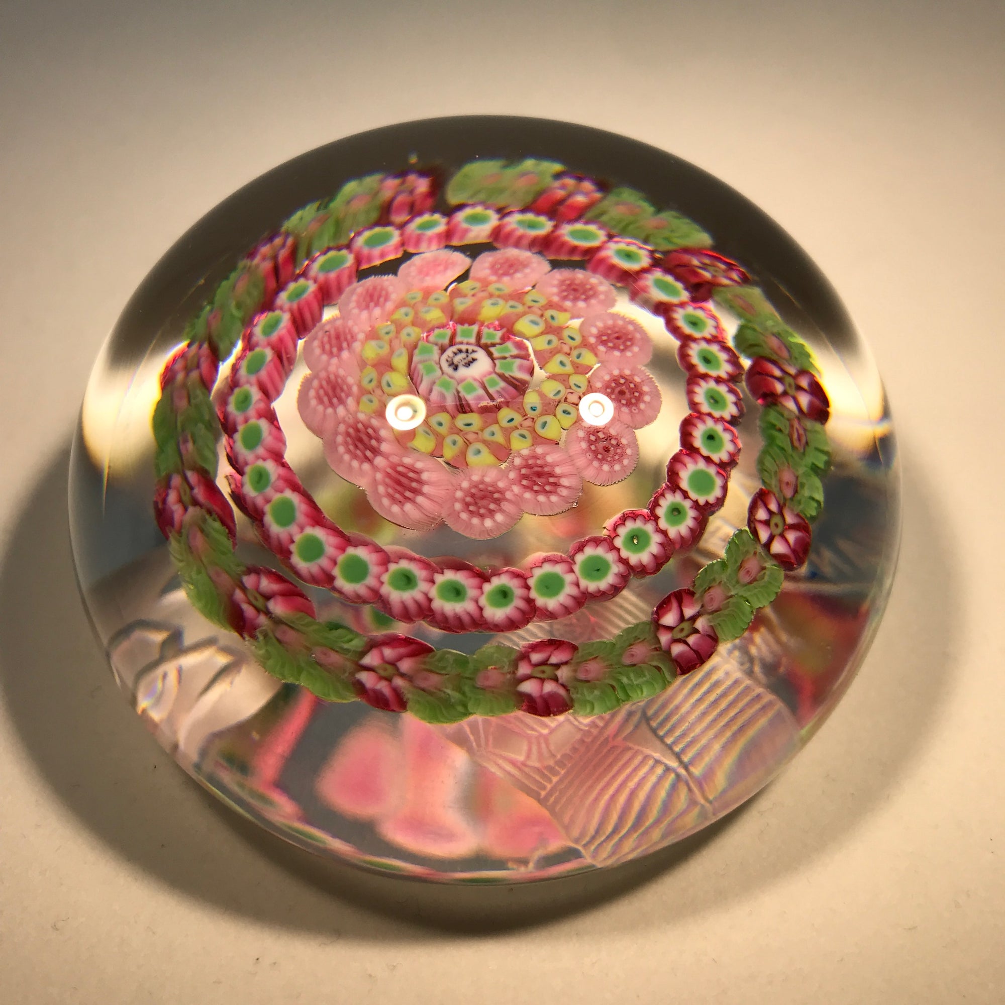 Very Rare Baccarat Art Glass Paperweight 1964 Factory Bicentennial Con