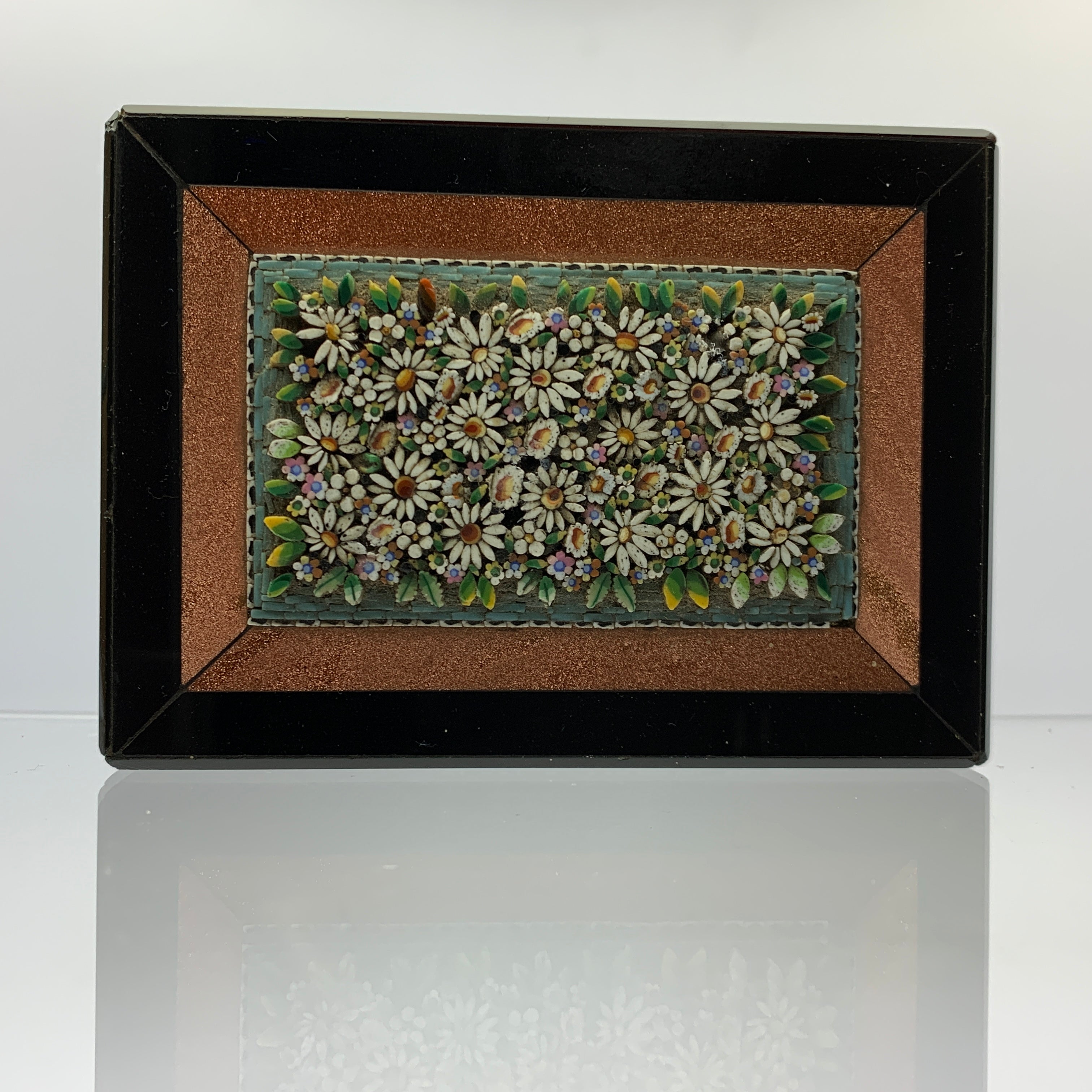 Antique store Italian Micro Mosaic Picture Frame