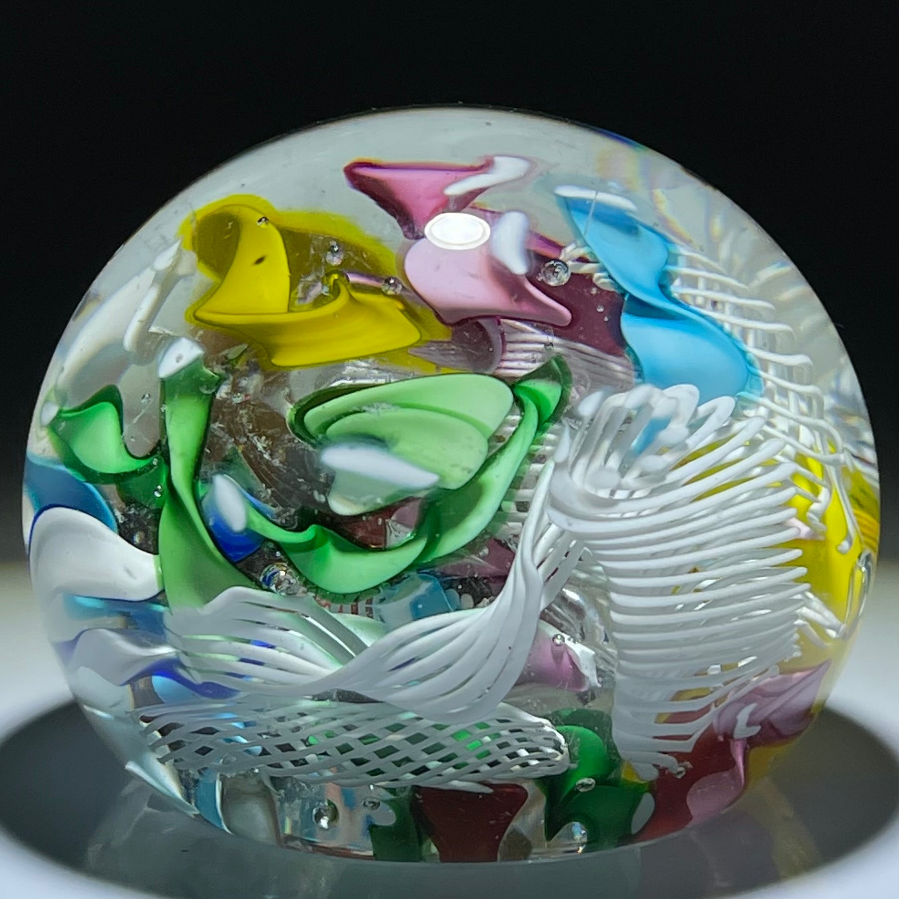 Scramble Paperweight Millefiori buy Antique NEGC Boston & Sandwich Art Glass End Day Morano Venetian