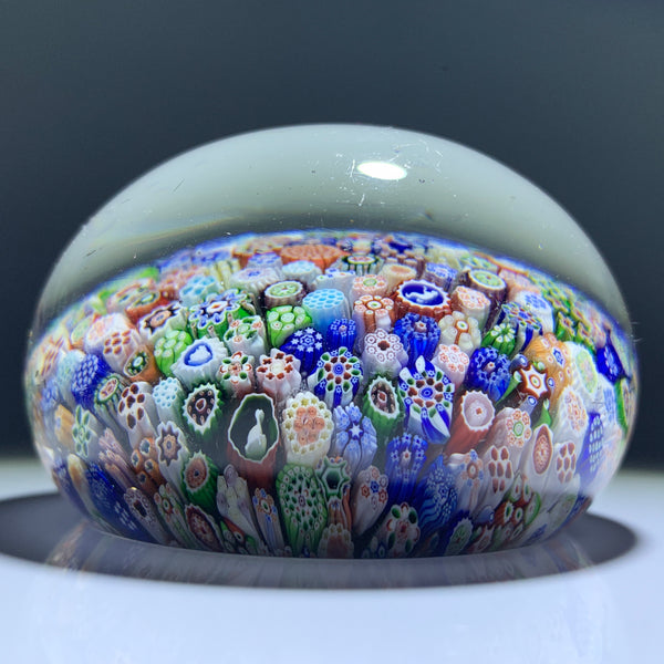 Antique Baccarat B1848 Art Glass Paperweight Closepack Millefiori W/ S